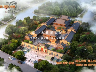 桐城天福寺重建规划效果图
